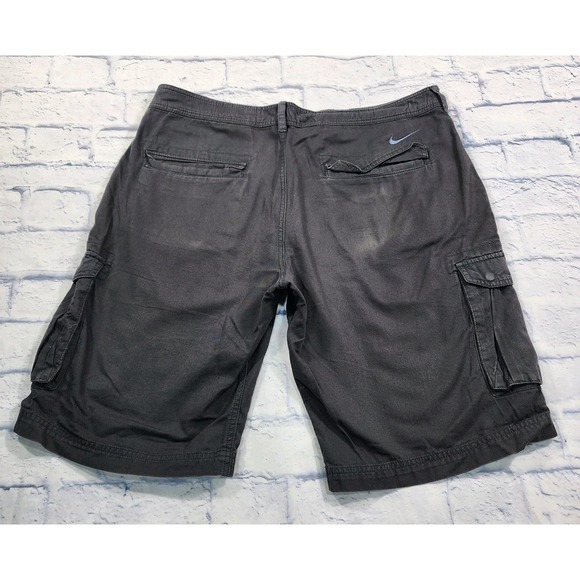 Nike The Athletic Dept MENS SIZE 36 Cargo Shorts Gray VINTAGE Orange Tag Skate - Picture 9 of 11